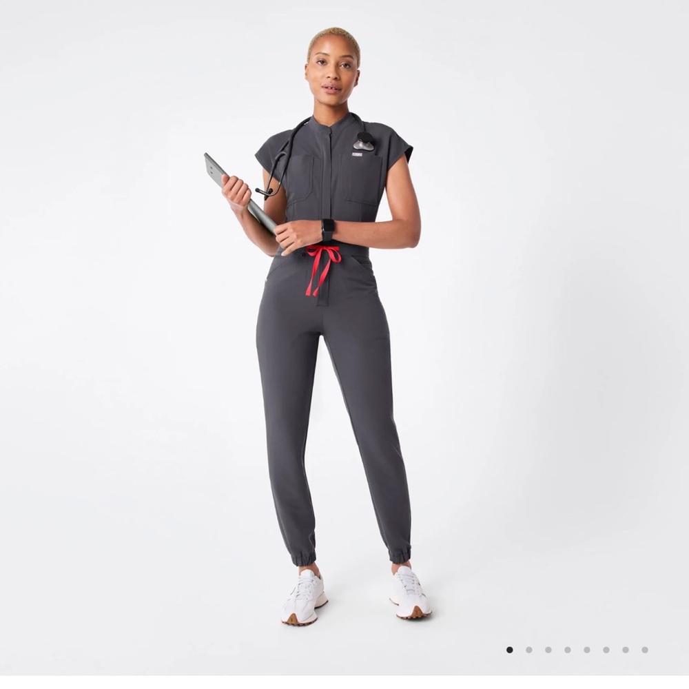 FIGS Gray Women's Scrub Jumpsuit